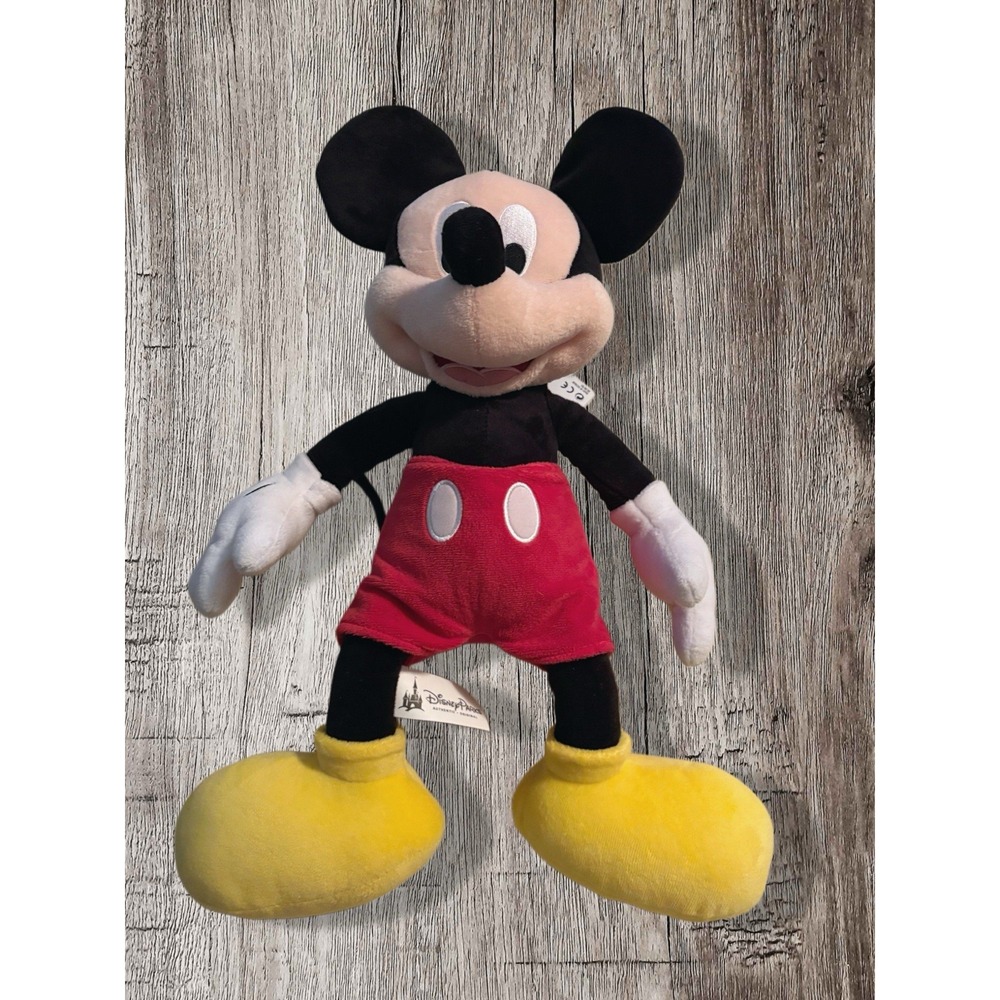 Mickey Mouse Plush 18"  Authentic Original Disney Theme Parks